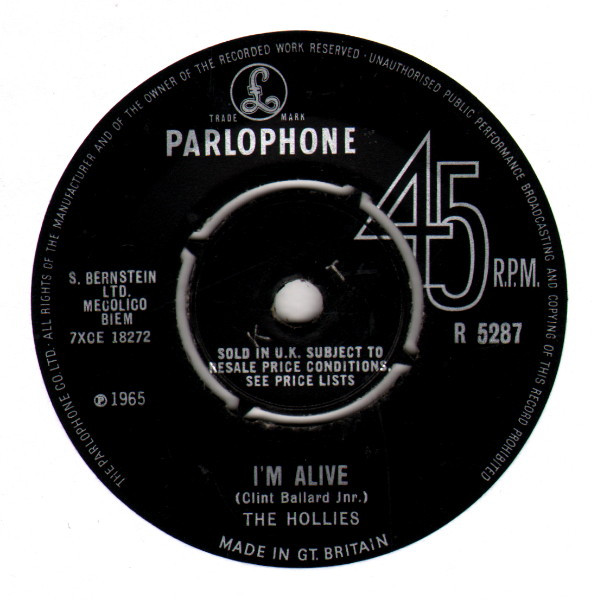 The Hollies - 'I'm Alive'