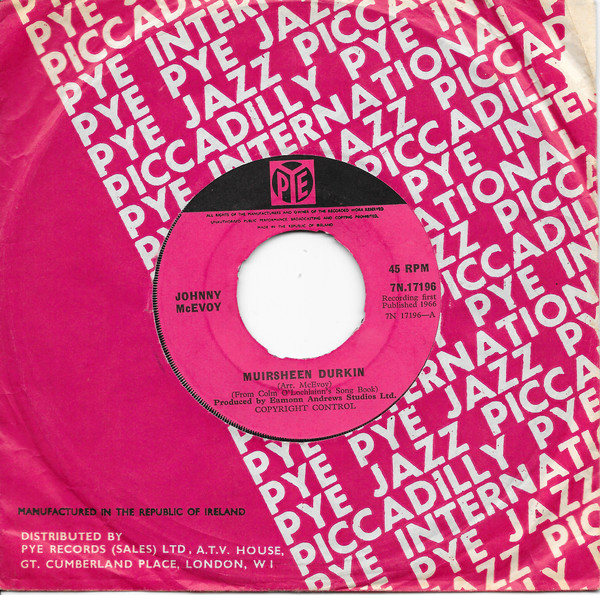 Johnny McEvoy - 'Muirsheen Durkin'
